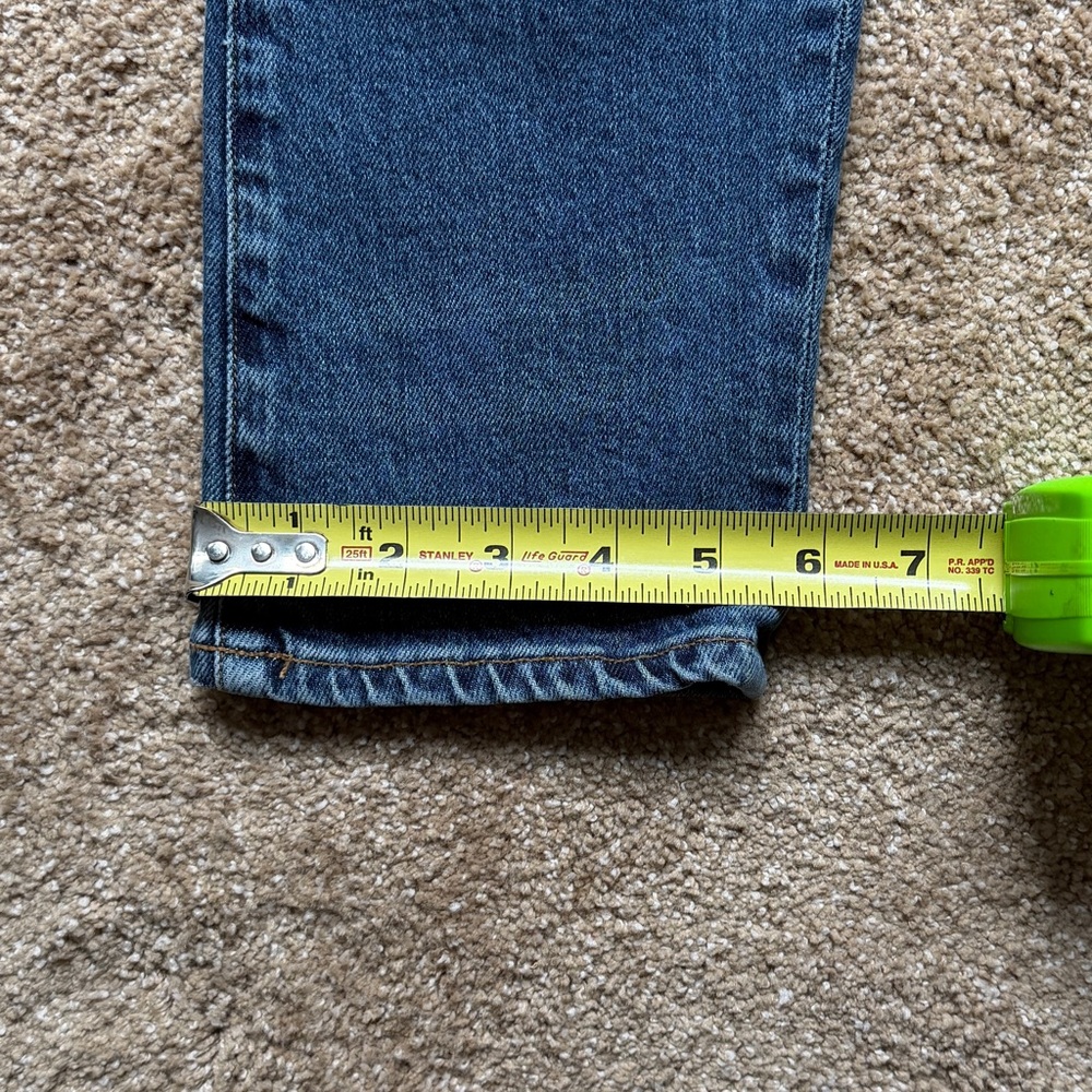 AGOLDE Toni High Rise Ankle Straight Jeans Medium Blue Size 31 - Picture 5 of 15